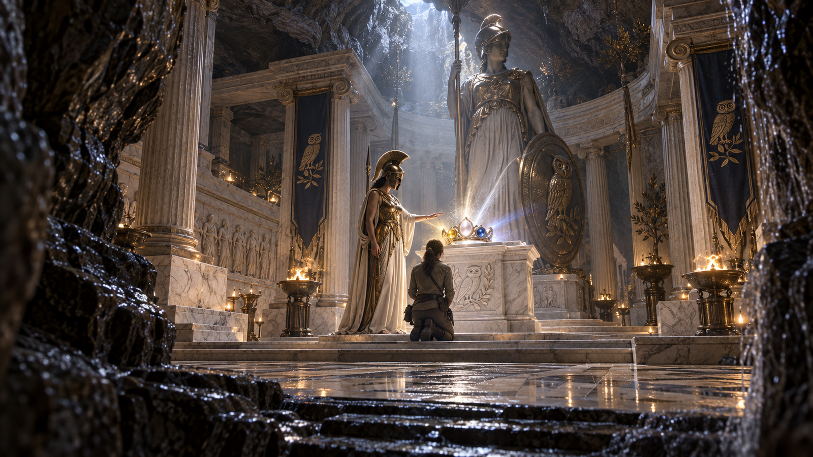 Atenea: Tres Gemas y Consagración de Madeleine
