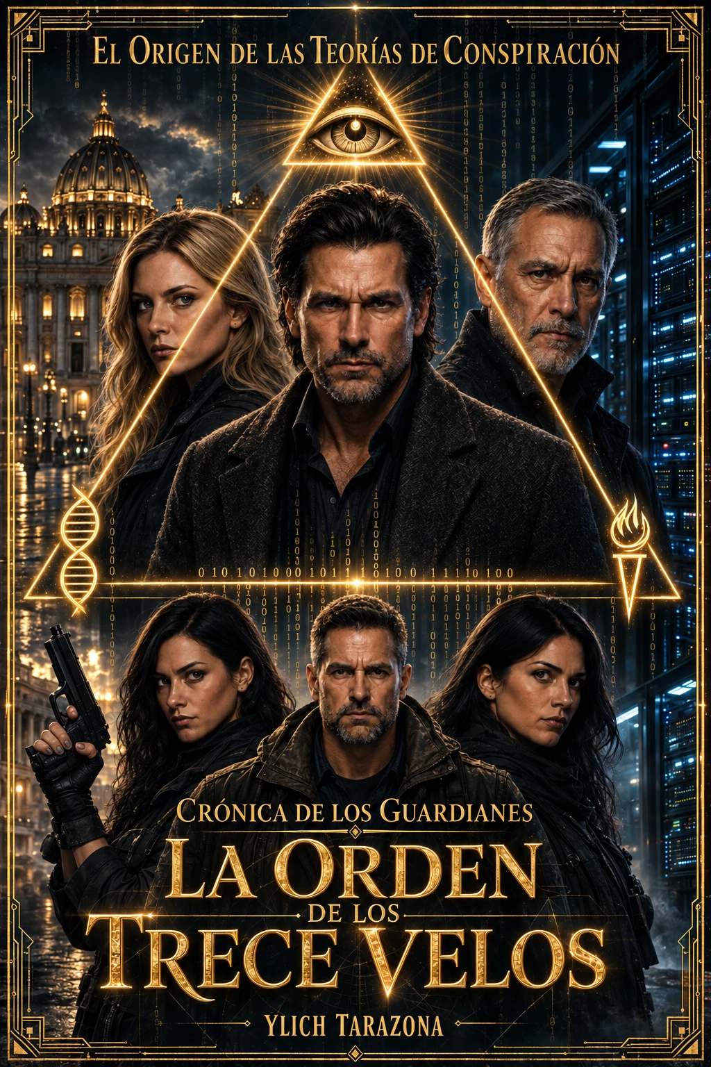 Portada oficial de LUX OBSCURA y La Orden de los Trece Velos
